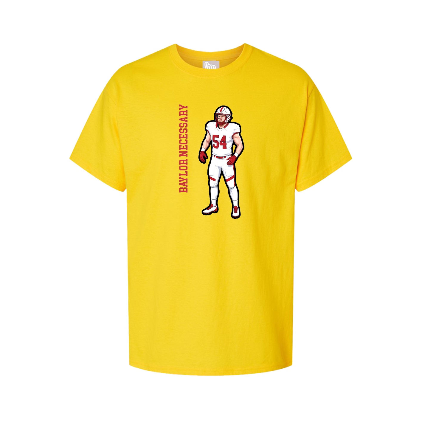 Tee — Name Vertical in Gold