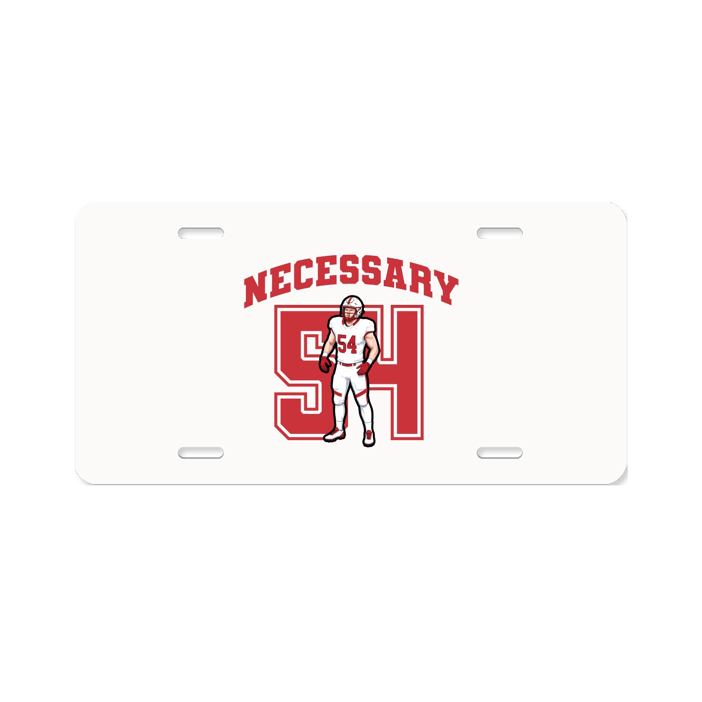 License Plate — Number in Classic
