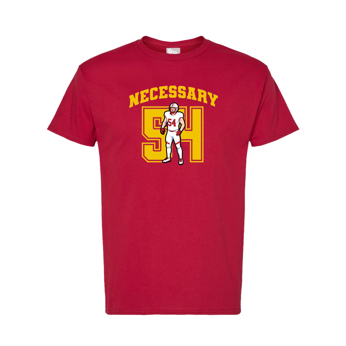 Tee — Number in Crimson