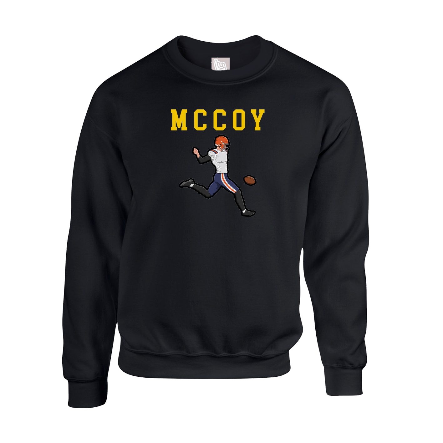Fleece Crew — Shirsey in Black