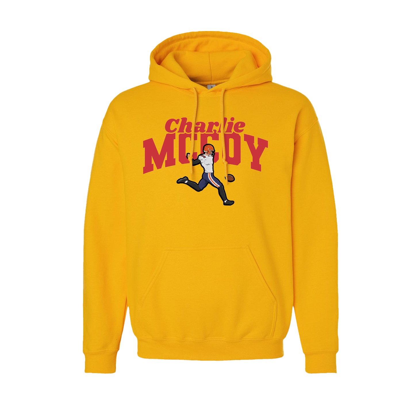 Youth Hoodie — Signature Arch in Gold