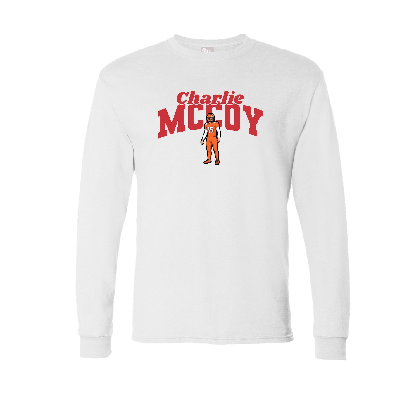 Long Sleeve Tee — Signature Arch in White