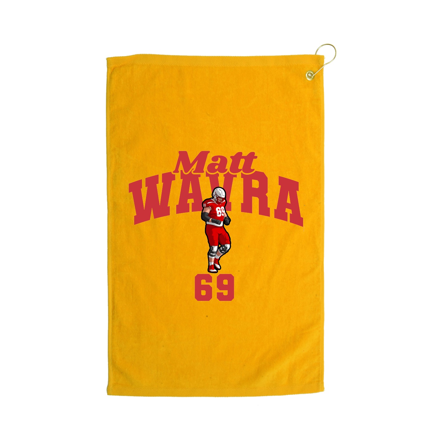 Golf Towel — Signature Arch in Gold