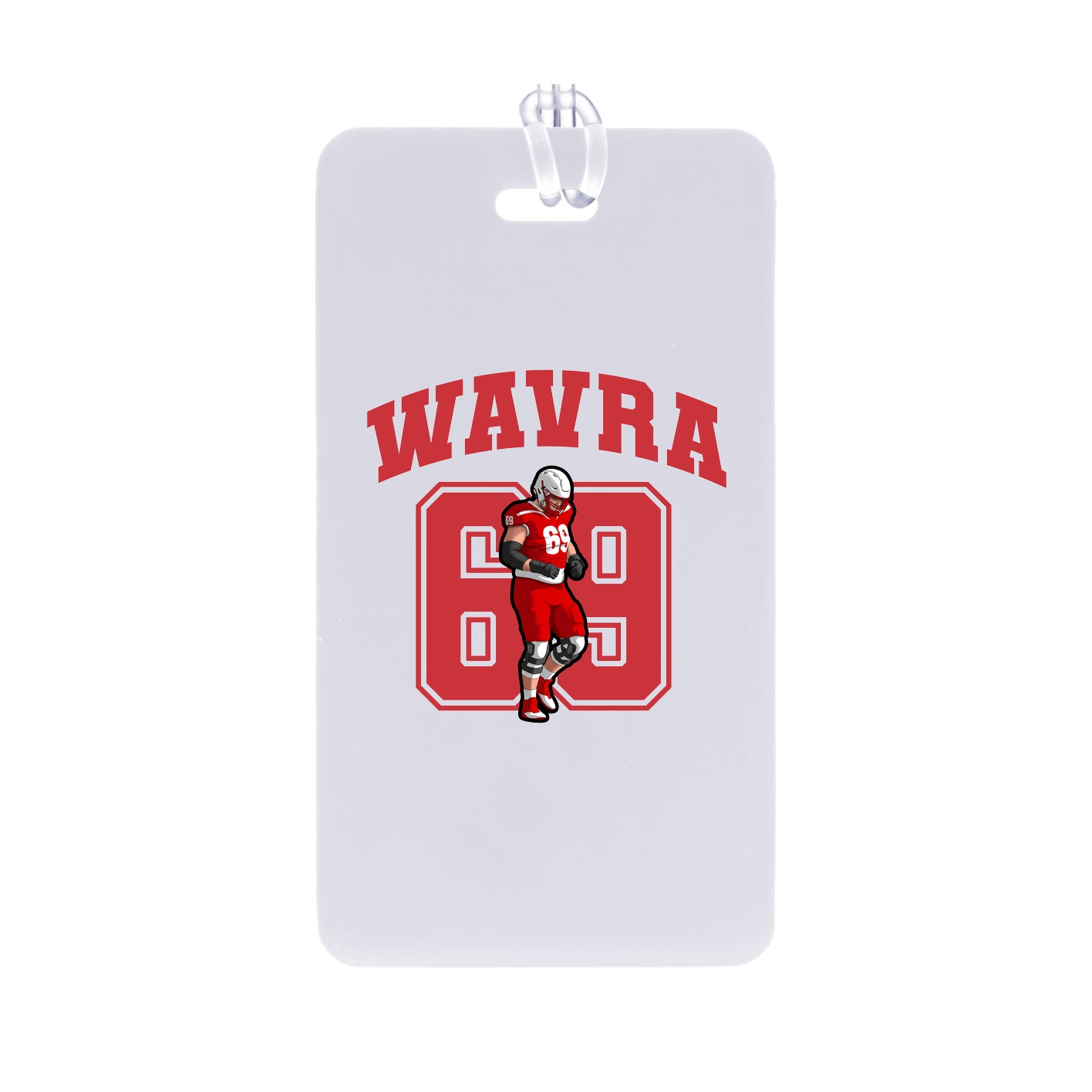 Bag Tag — Number in Classic