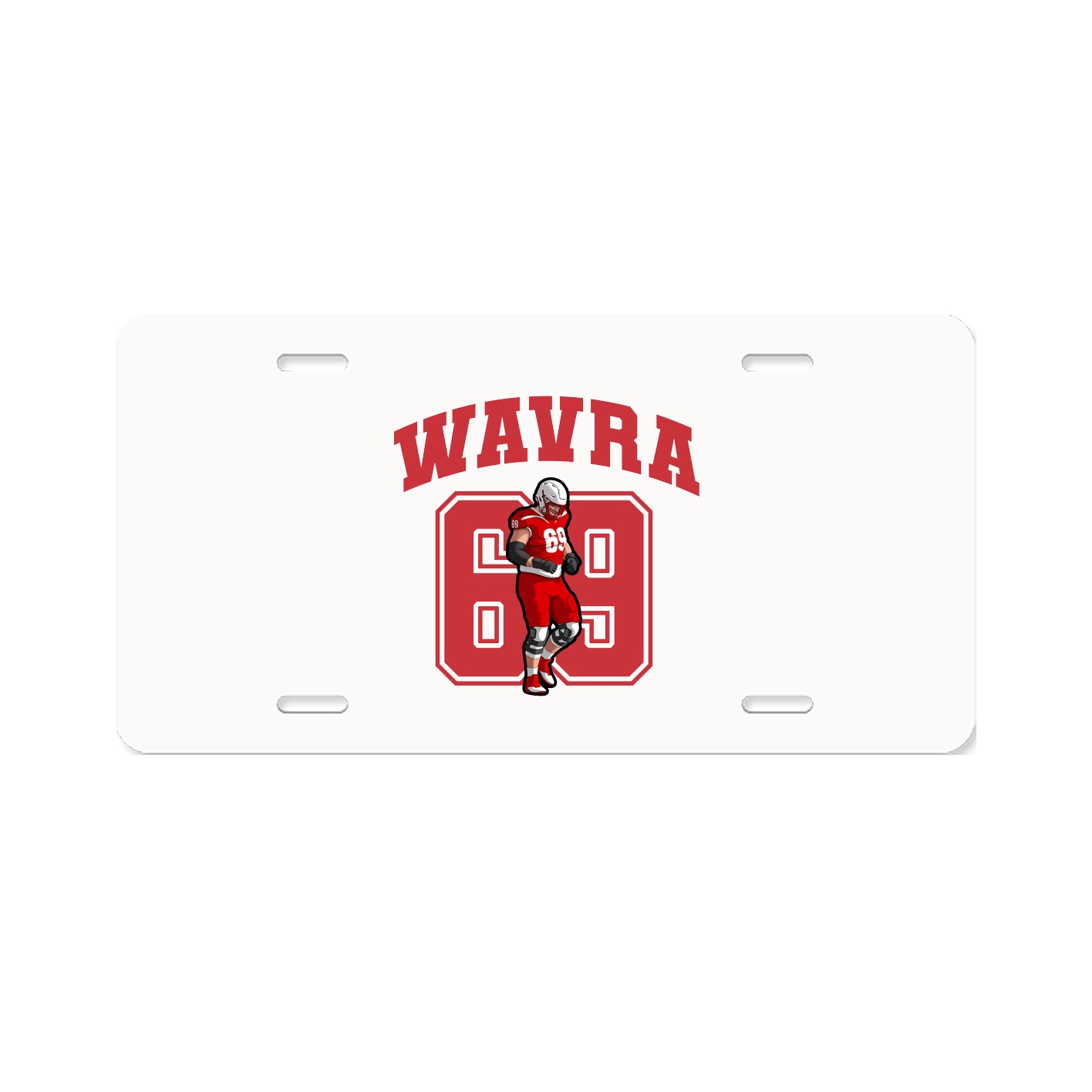 License Plate — Number in Classic