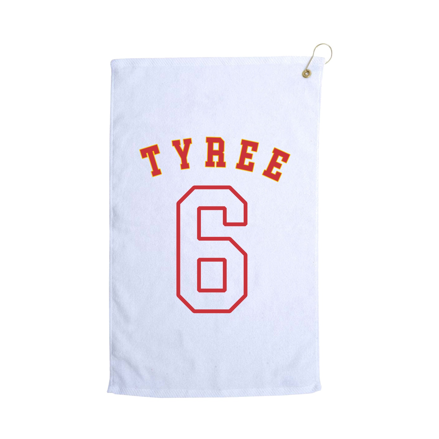 Golf Towel — Shirsey Arch in White