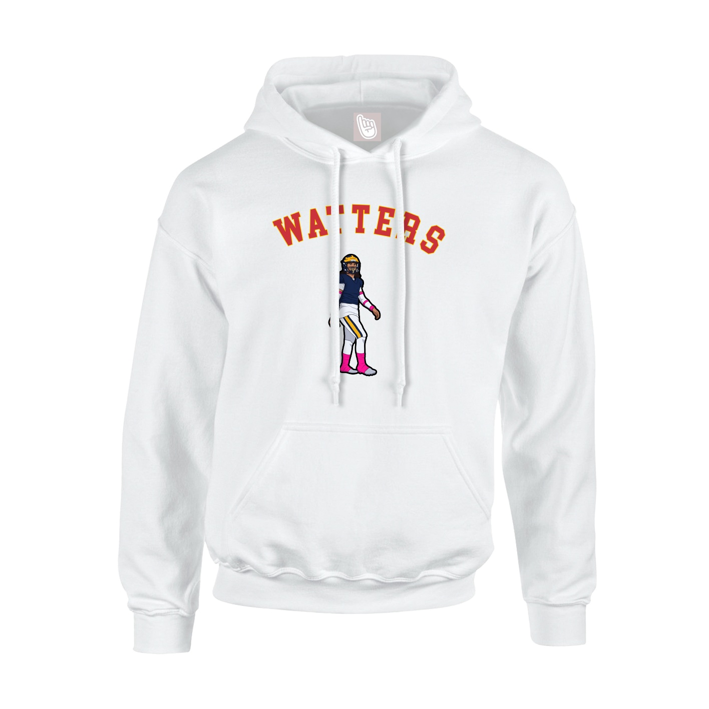 Youth Hoodie — Shirsey Arch in White