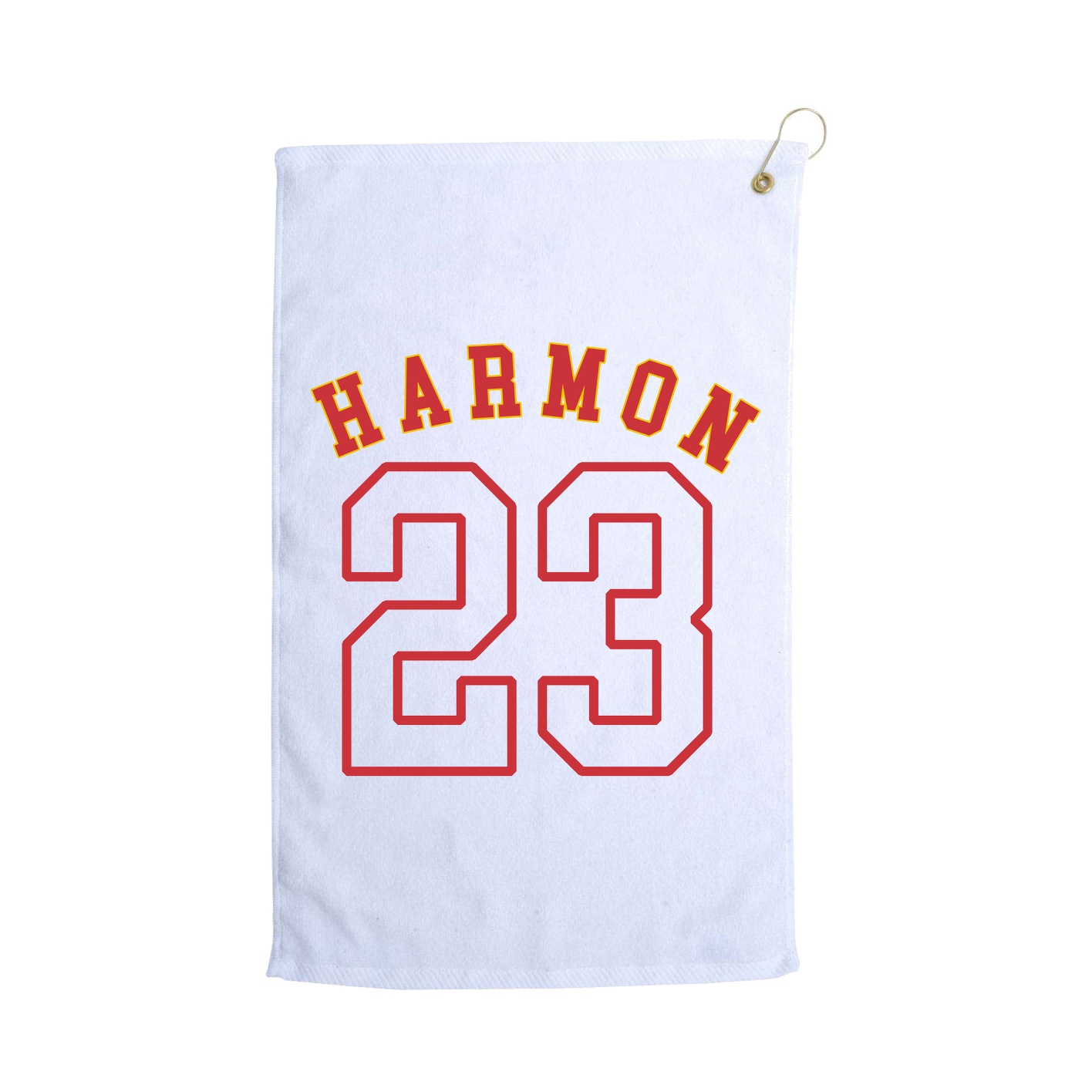 Golf Towel — Shirsey Arch in White