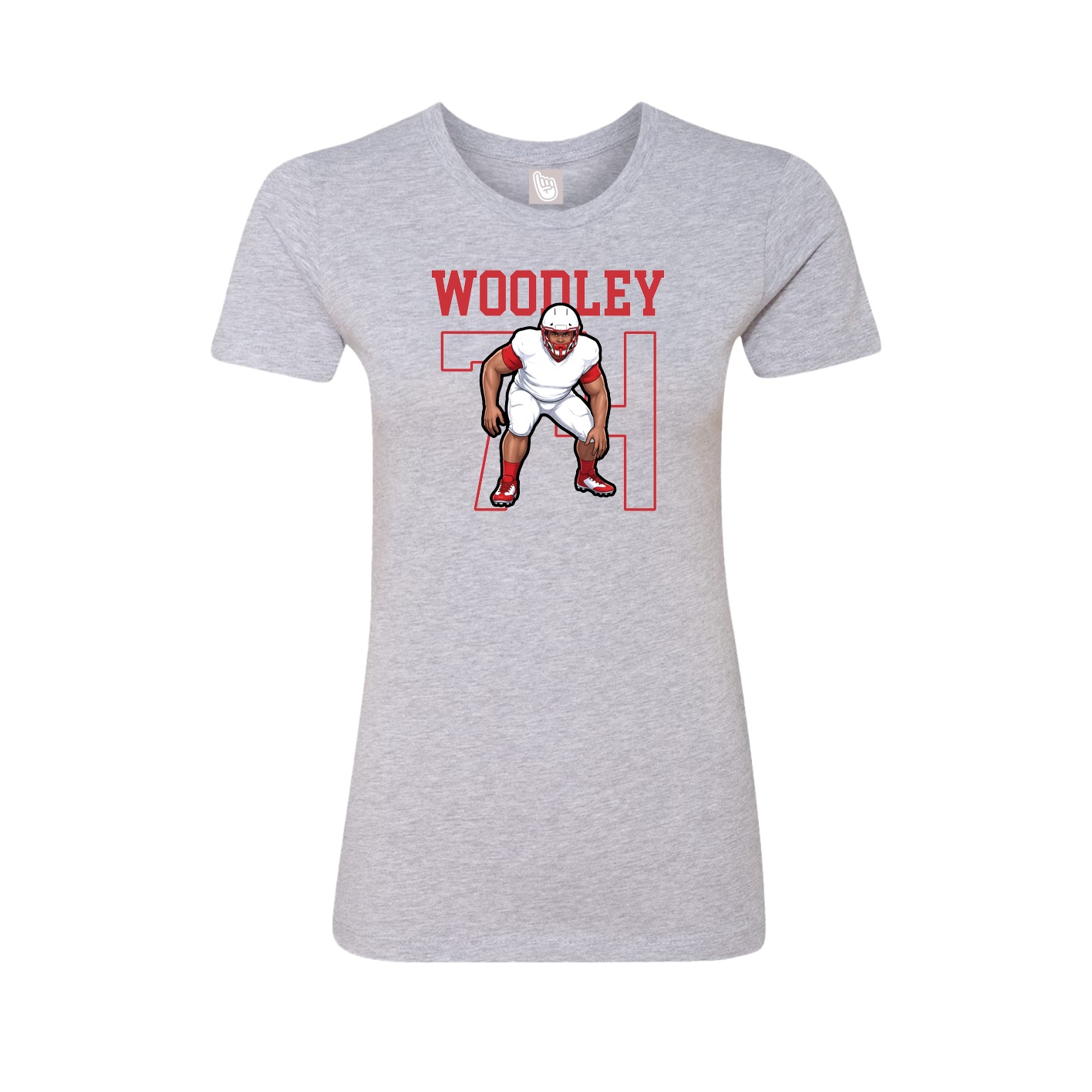 Fitted Women's Tee — Shirsey in Grey