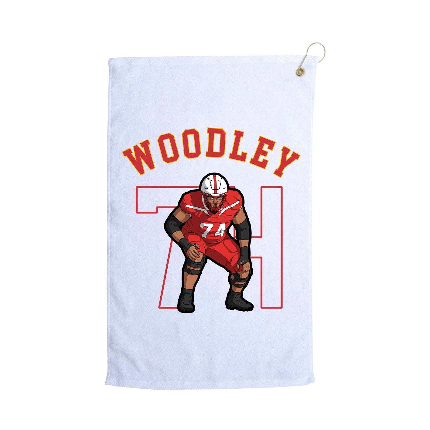 Golf Towel — Shirsey Arch in White