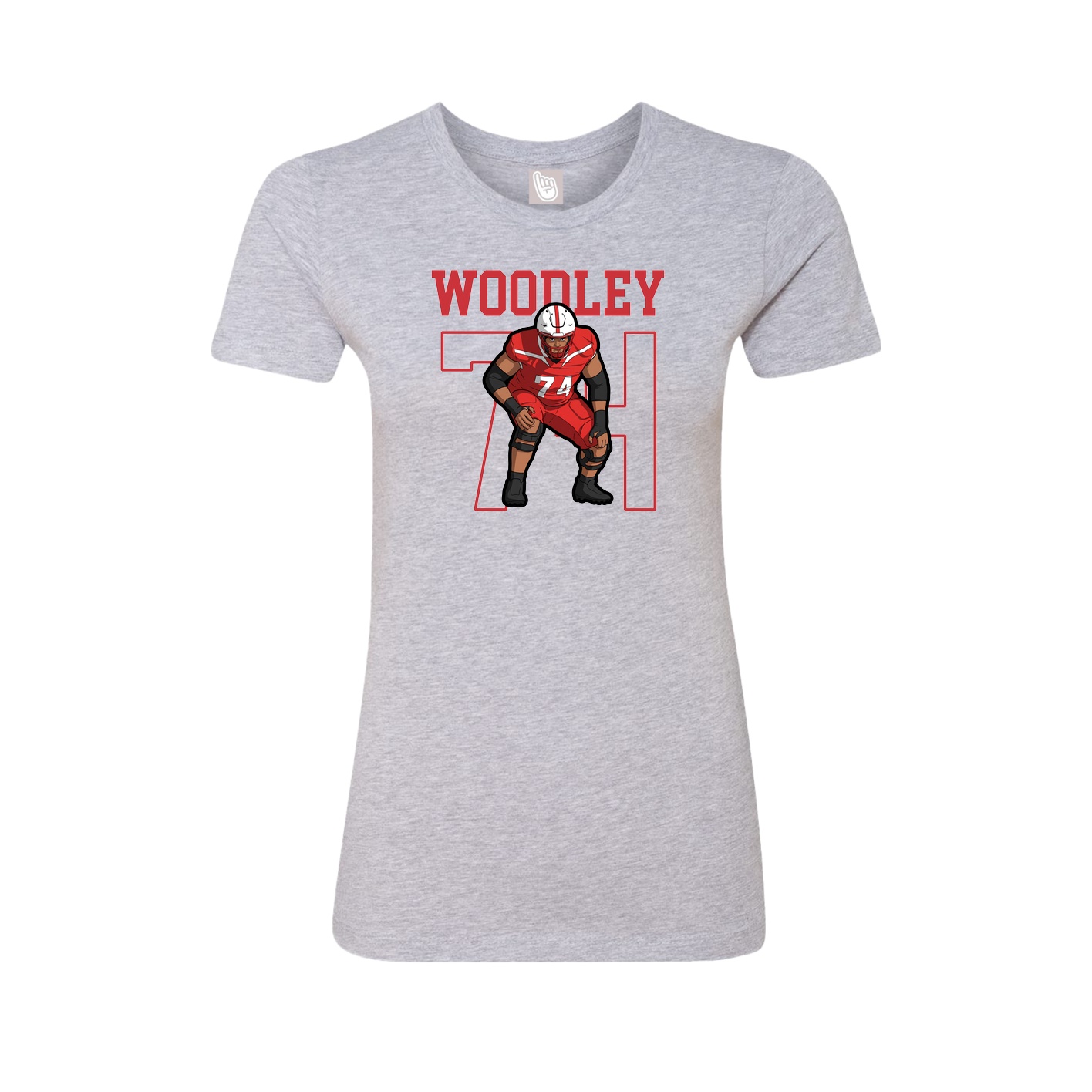 Fitted Women's Tee — Shirsey in Grey