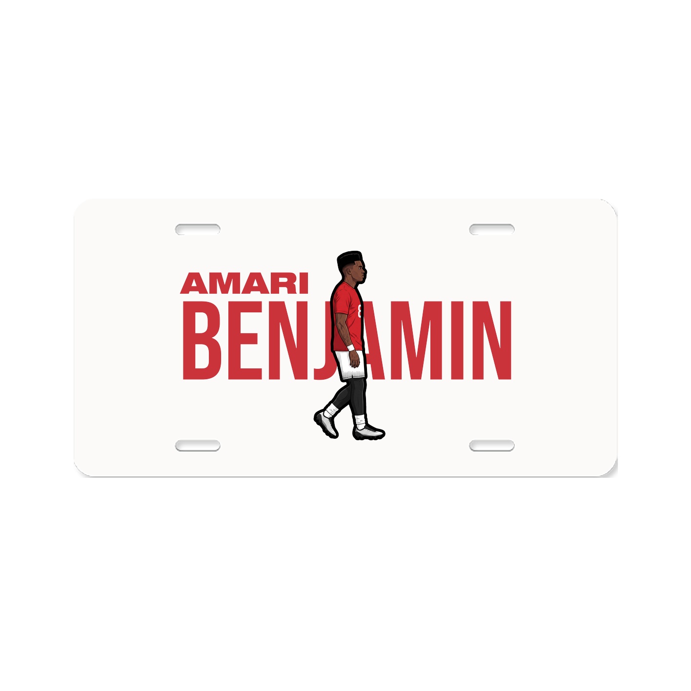 License Plate — Player Name in Classic