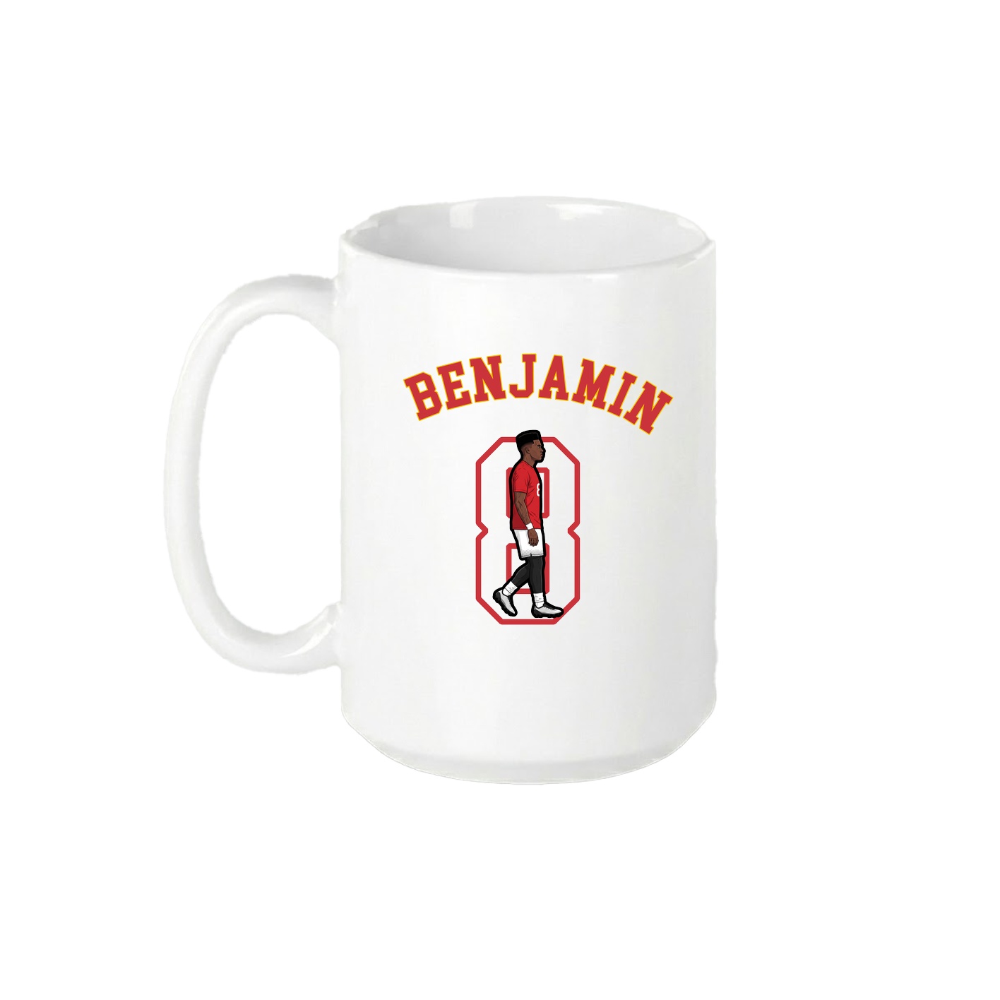 15oz Coffee Mug — Shirsey Arch in White