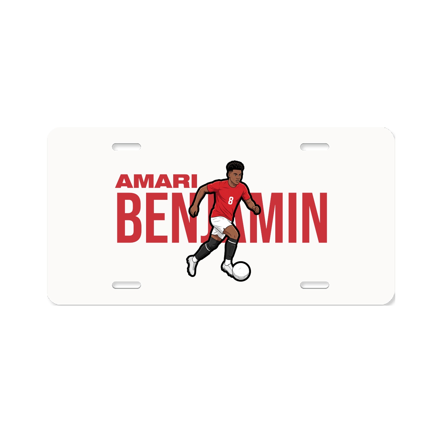 License Plate — Player Name in Classic