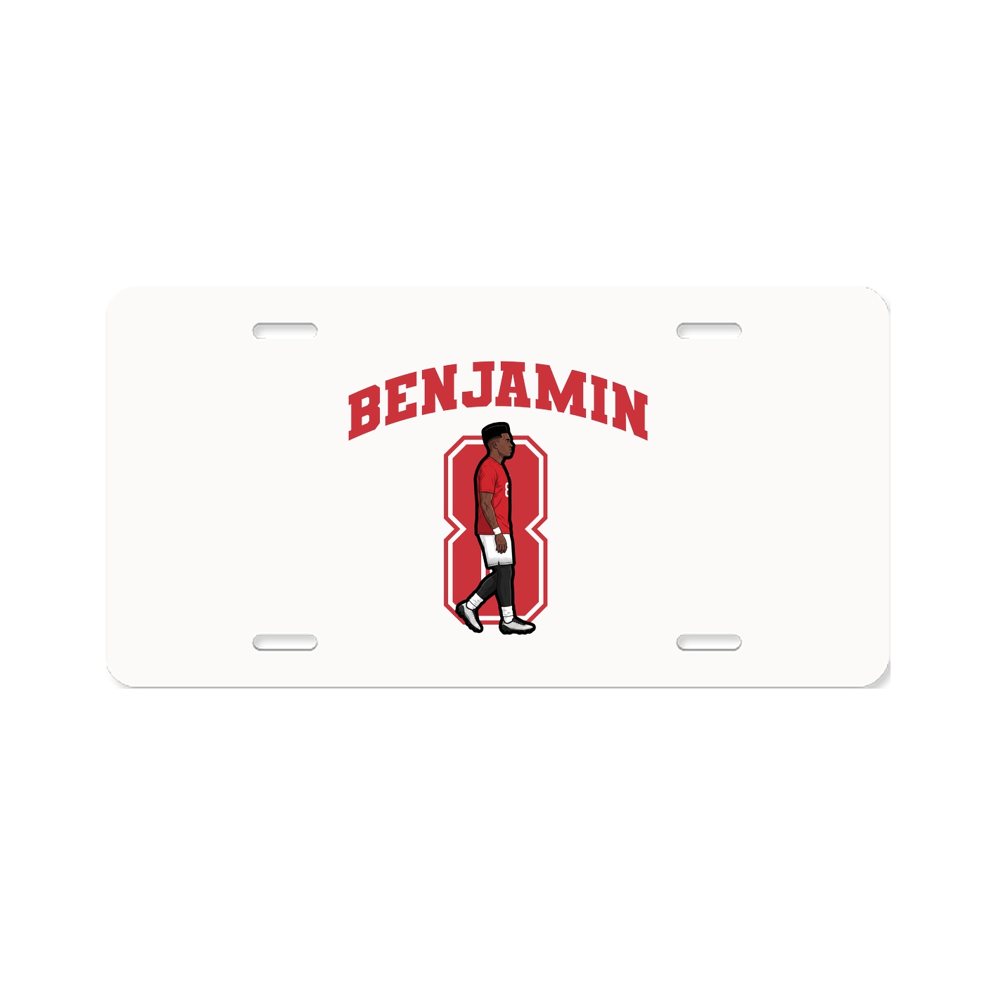 License Plate — Number in Classic