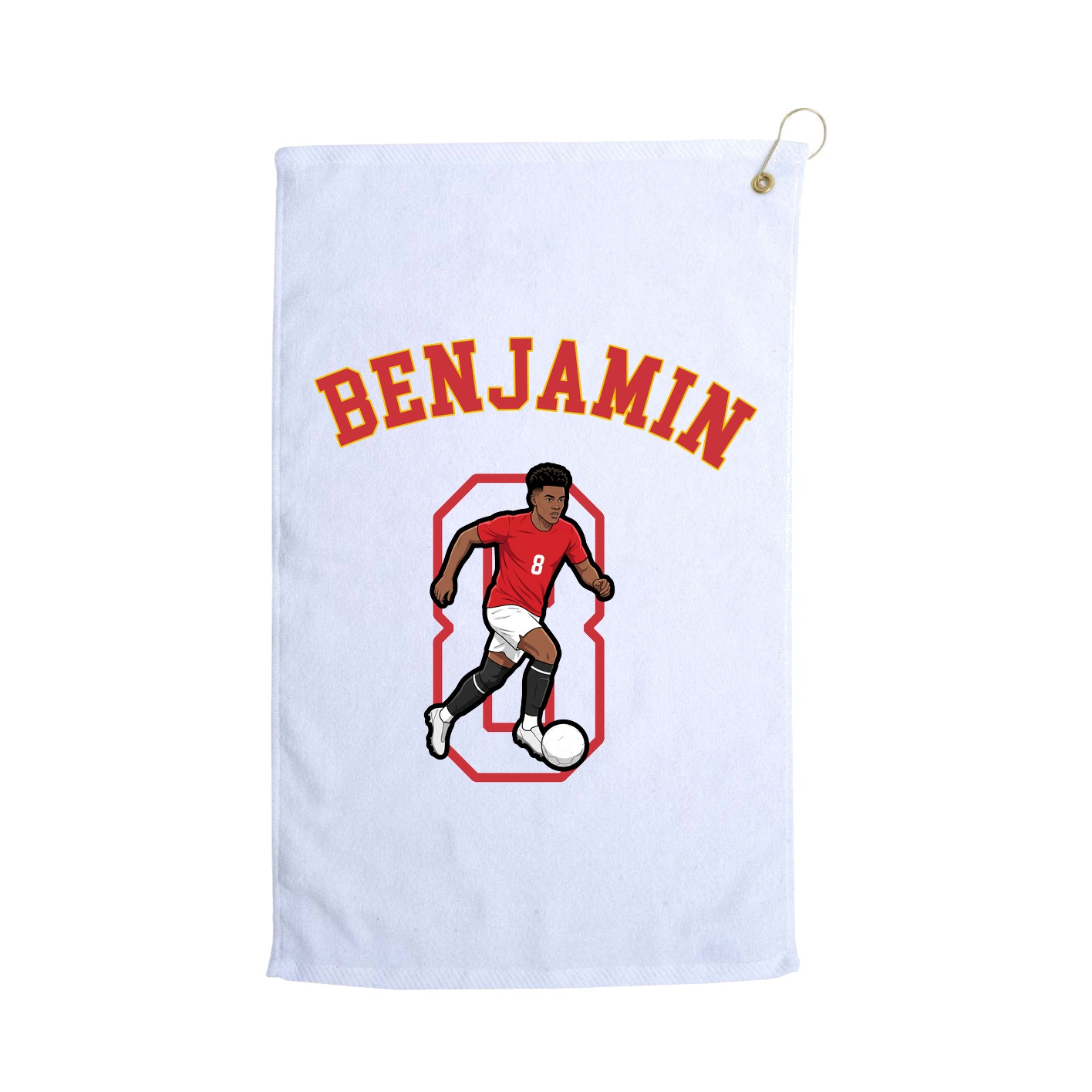 Golf Towel — Shirsey Arch in White
