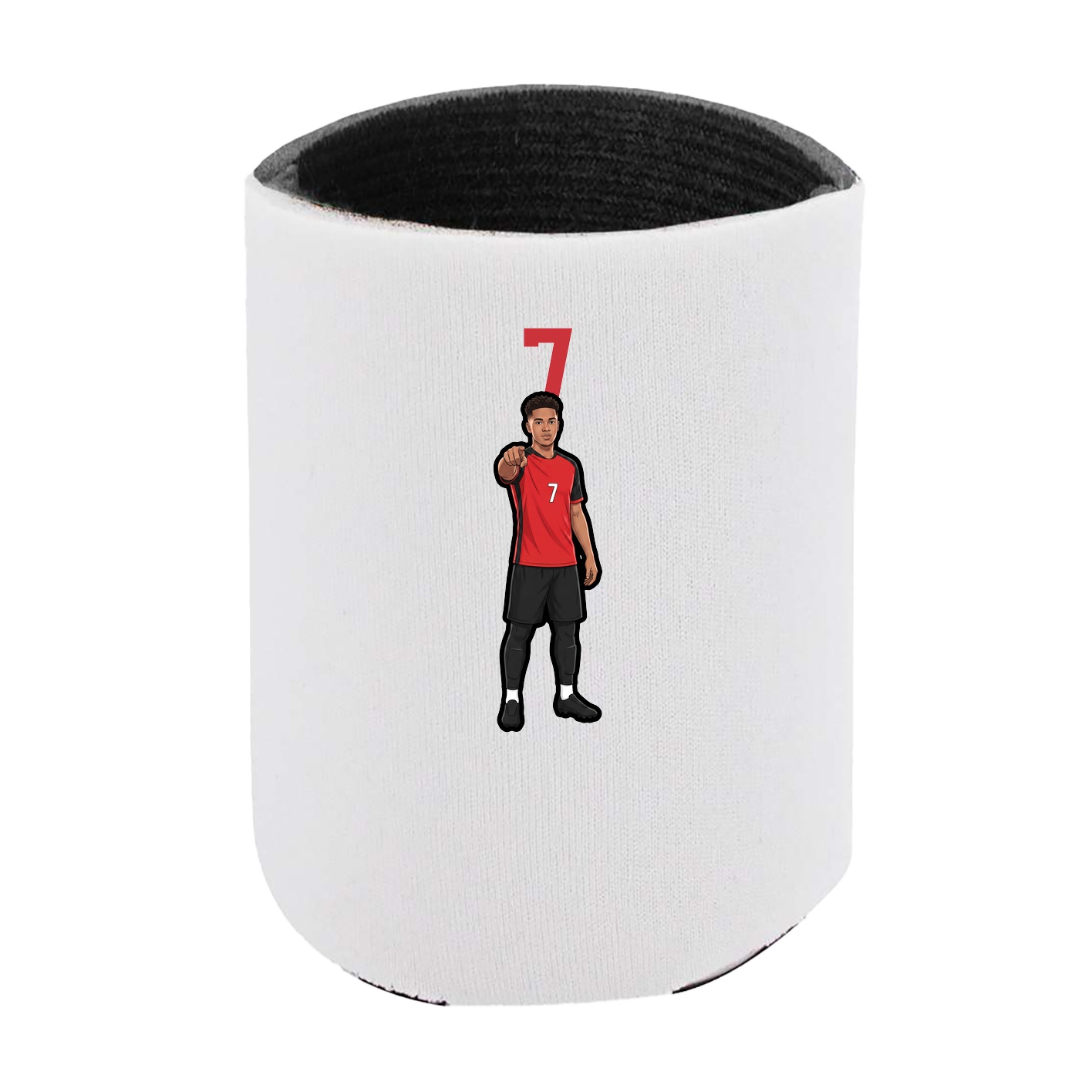 Can Holder — Number Top in White