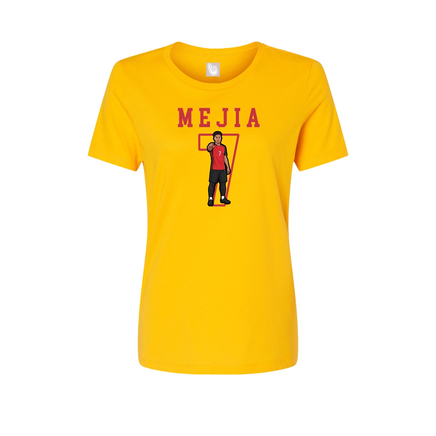 Fitted Women's Tee — Shirsey in Gold