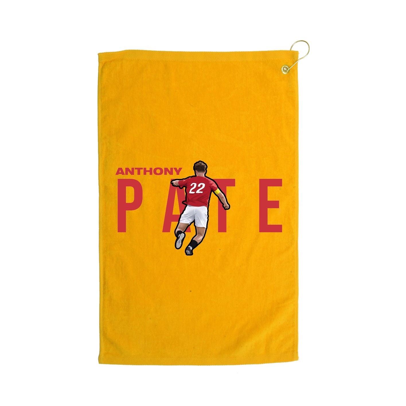 Golf Towel — Player Name in Gold