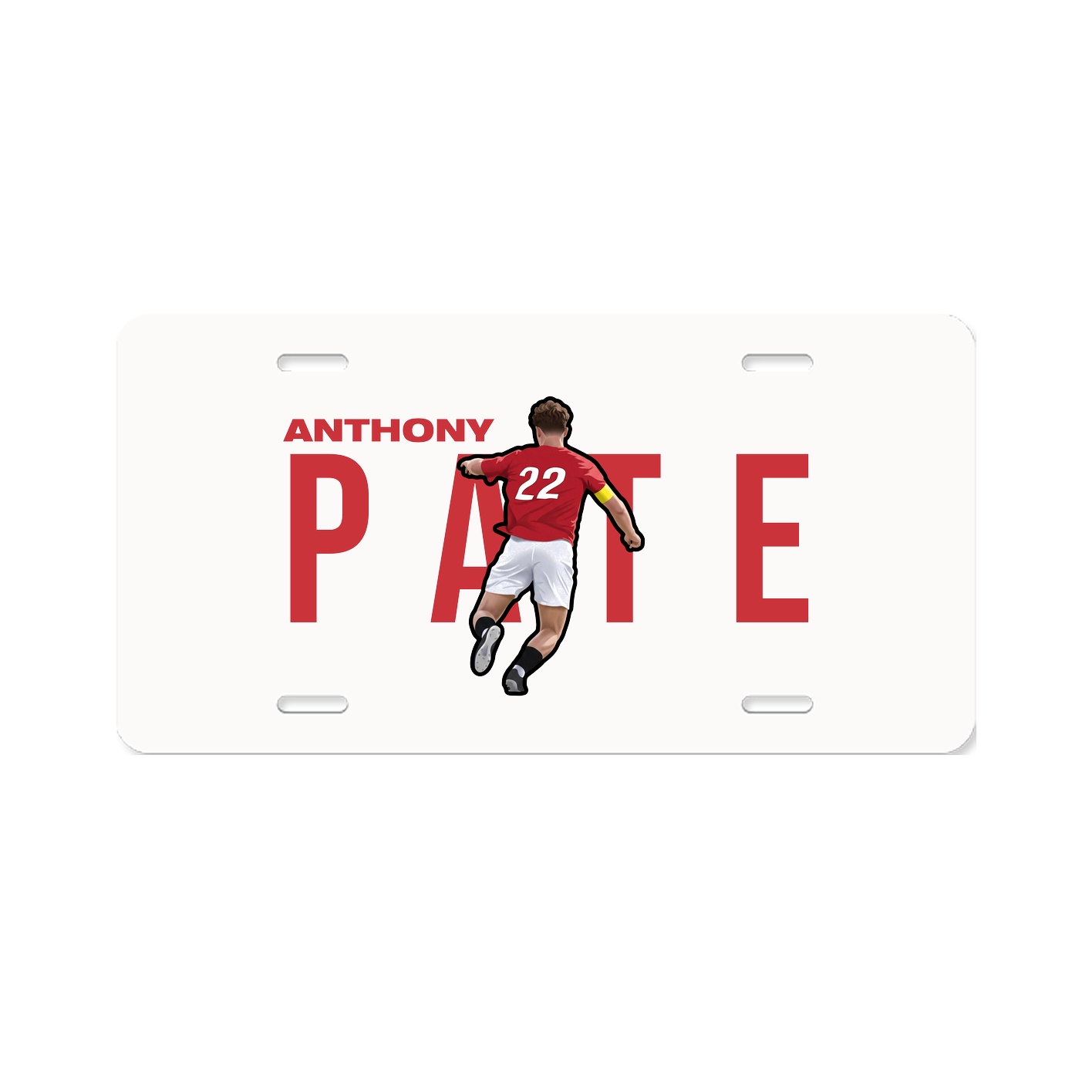 License Plate — Player Name in Classic