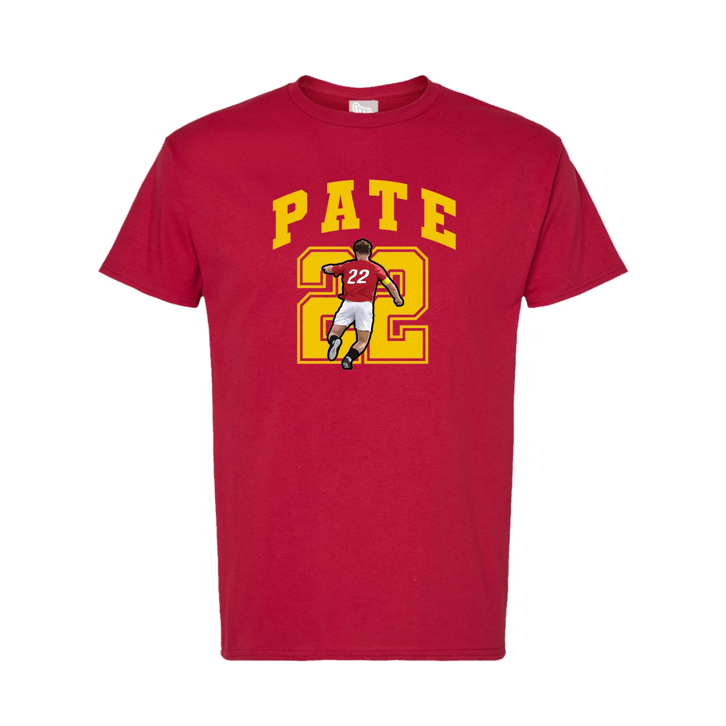 Tee — Number in Crimson