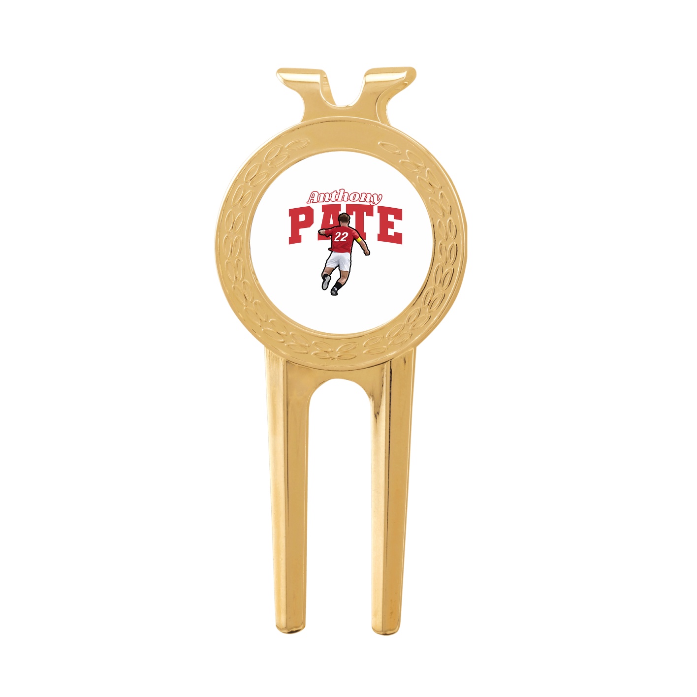 Divot Tool with Ball Marker — Name Arch in Classic