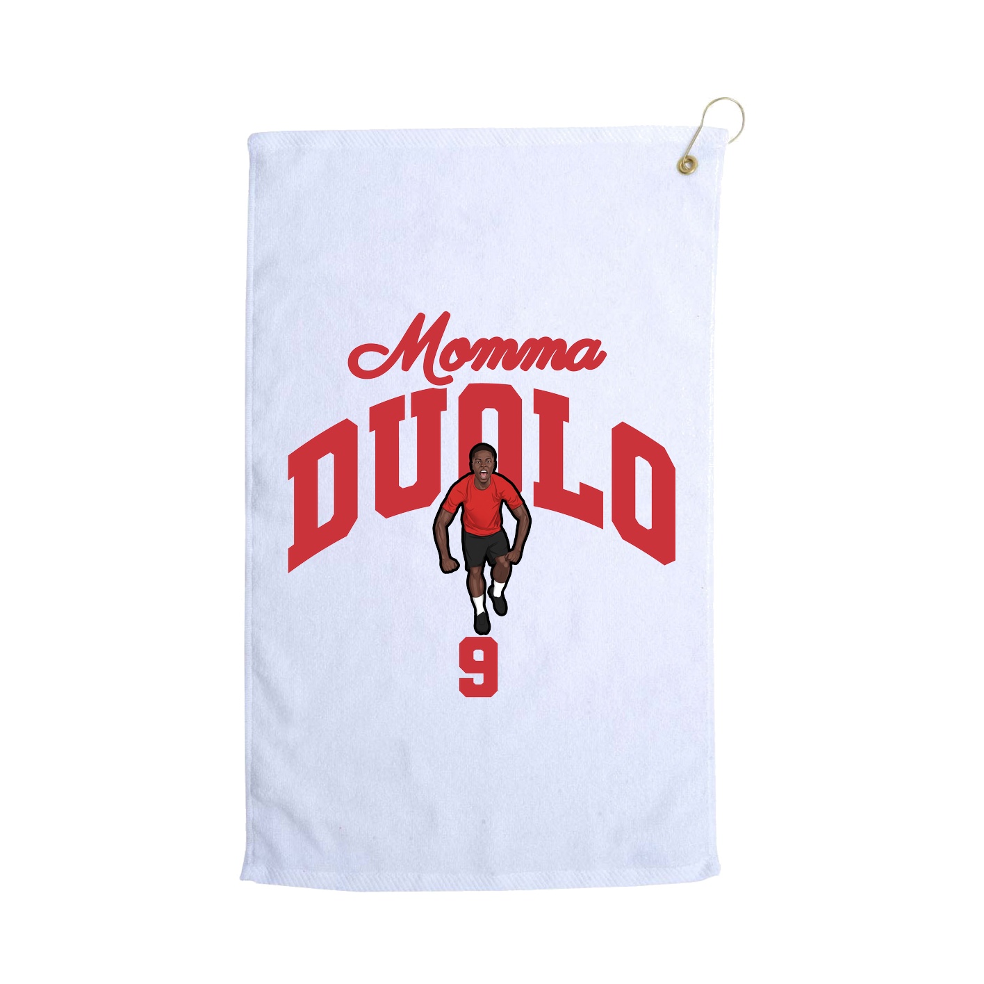 Golf Towel — Mothers Day Arch in White
