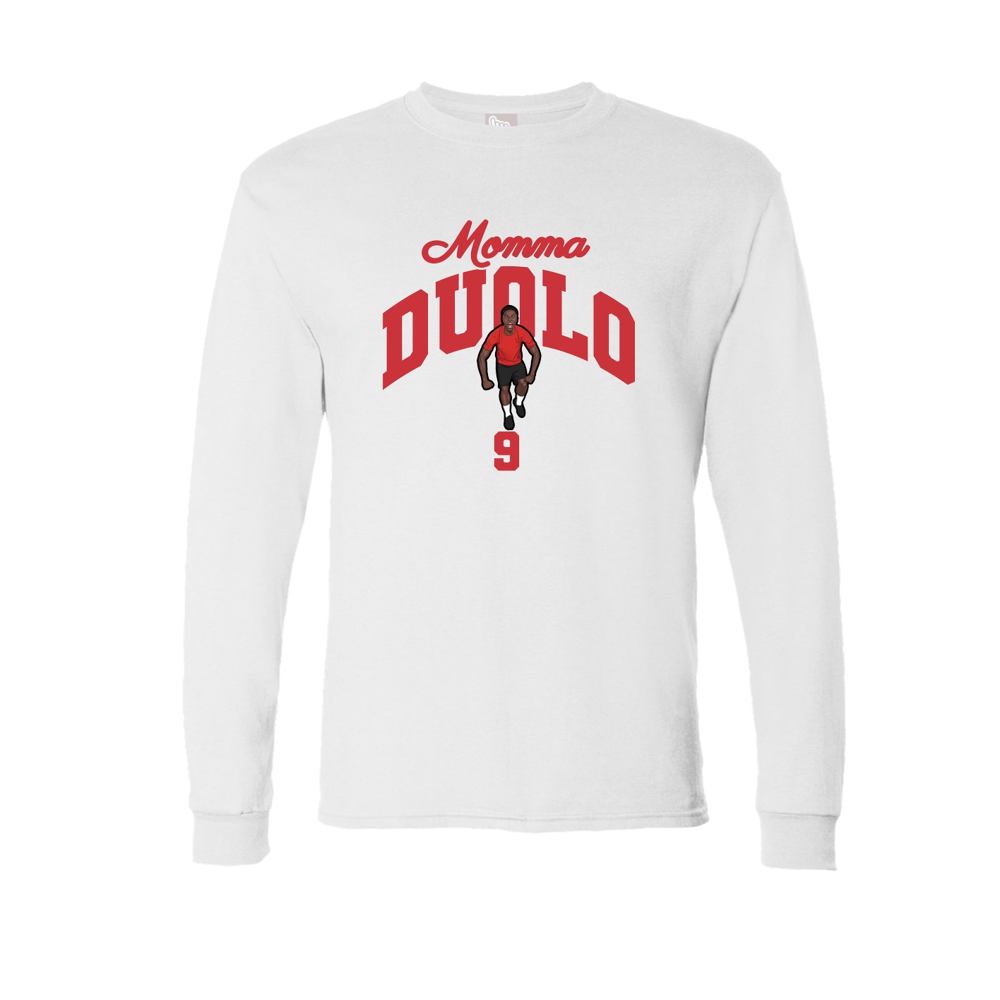 Long Sleeve Tee — Mothers Day Arch in White