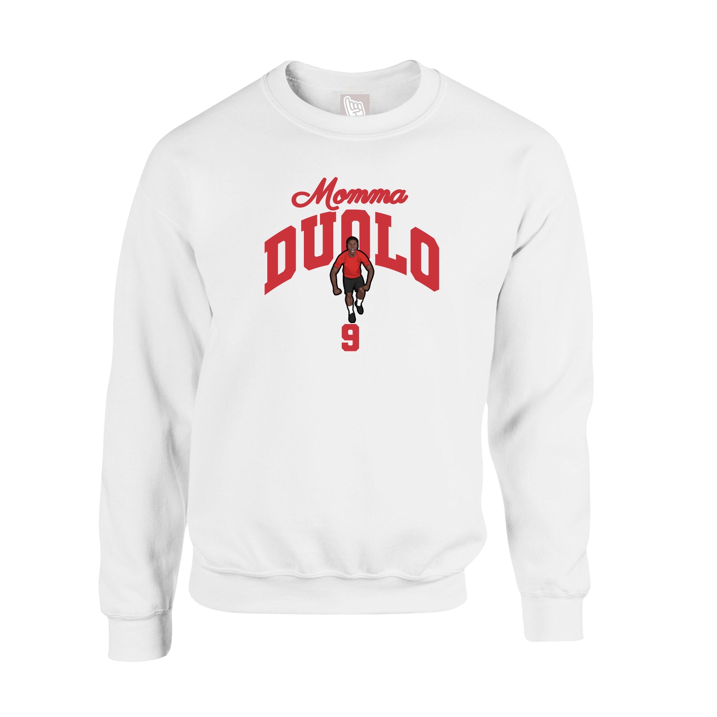 Fleece Crew — Mothers Day Arch in White