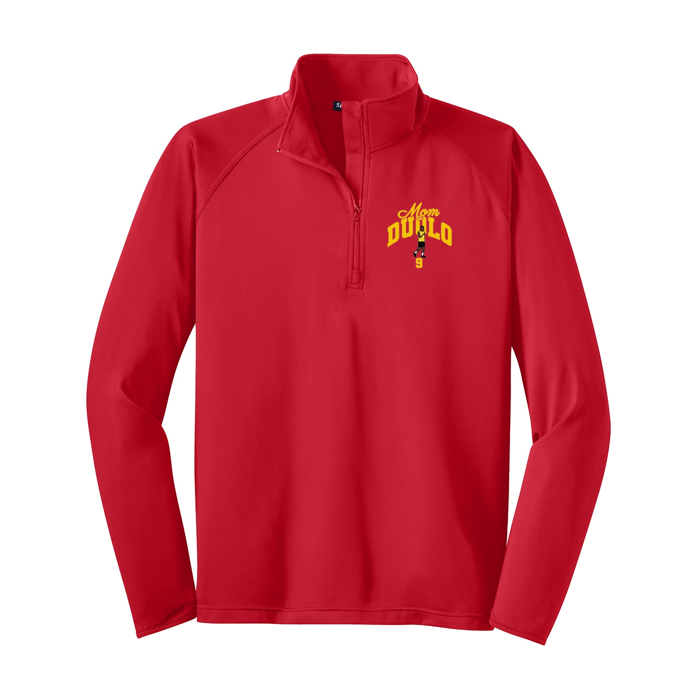 Q-Zip Pullover — Mothers Day Arch in Red