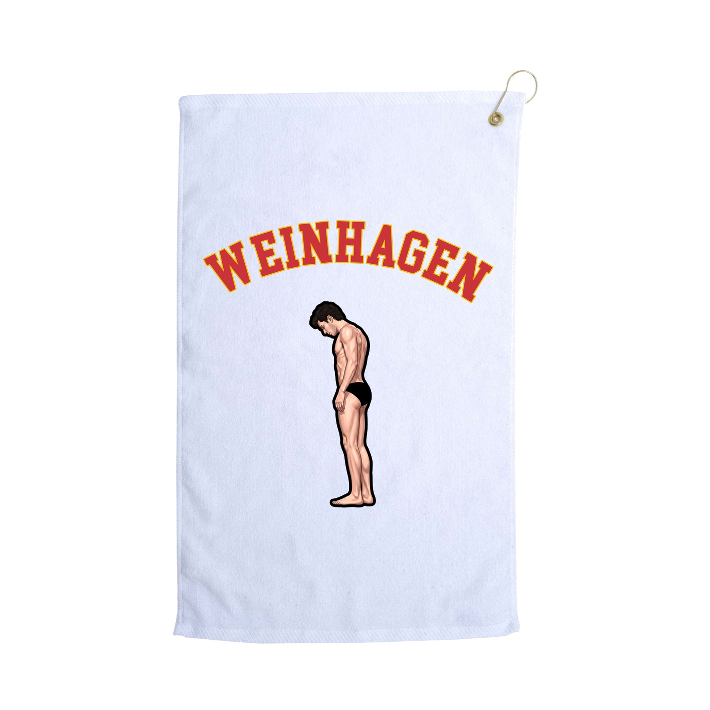 Golf Towel — Shirsey Arch in White