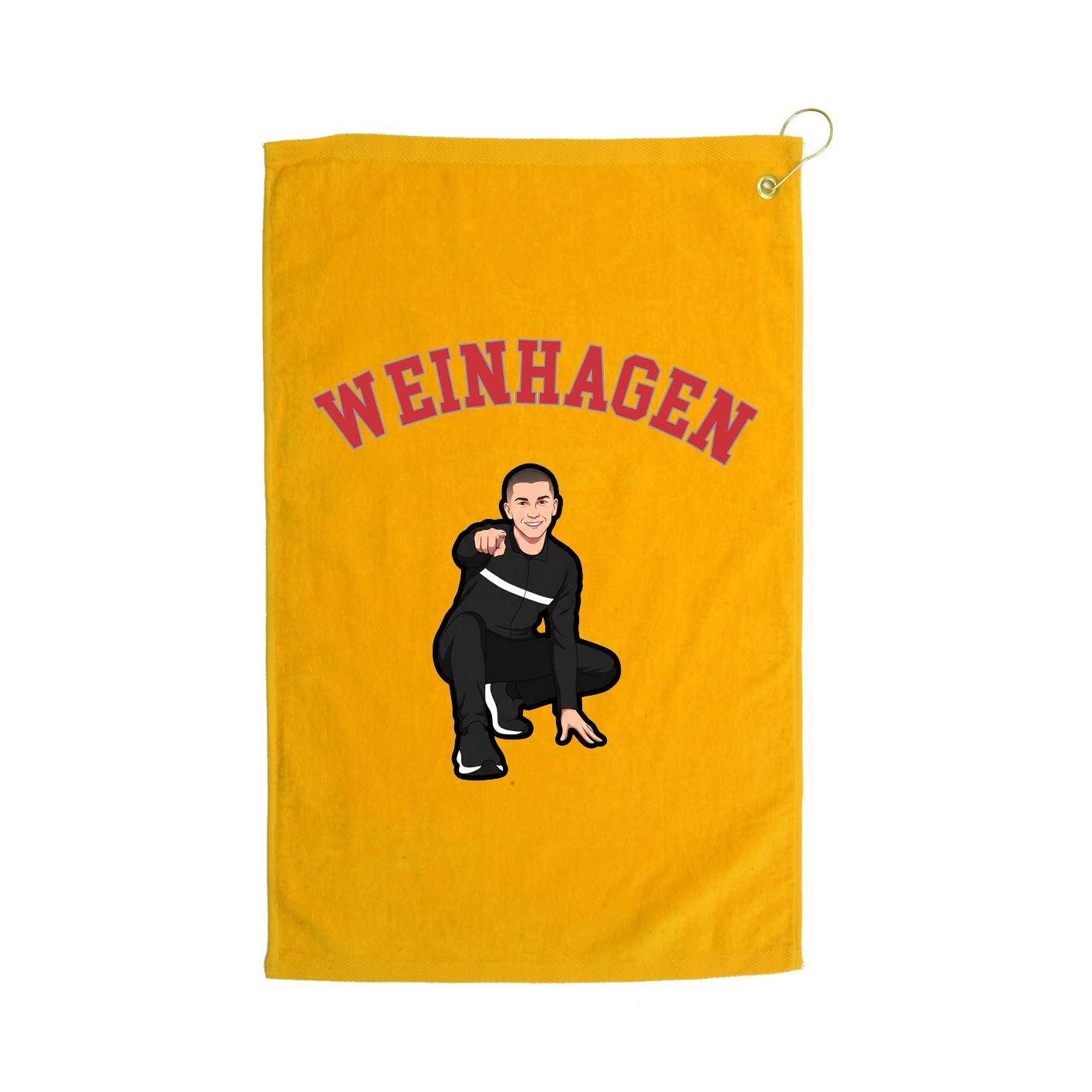 Golf Towel — Shirsey Arch in Gold