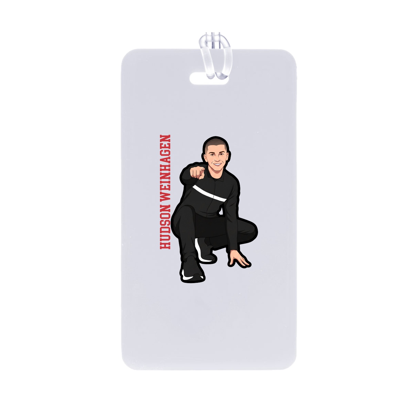 Bag Tag — Name Vertical in Classic