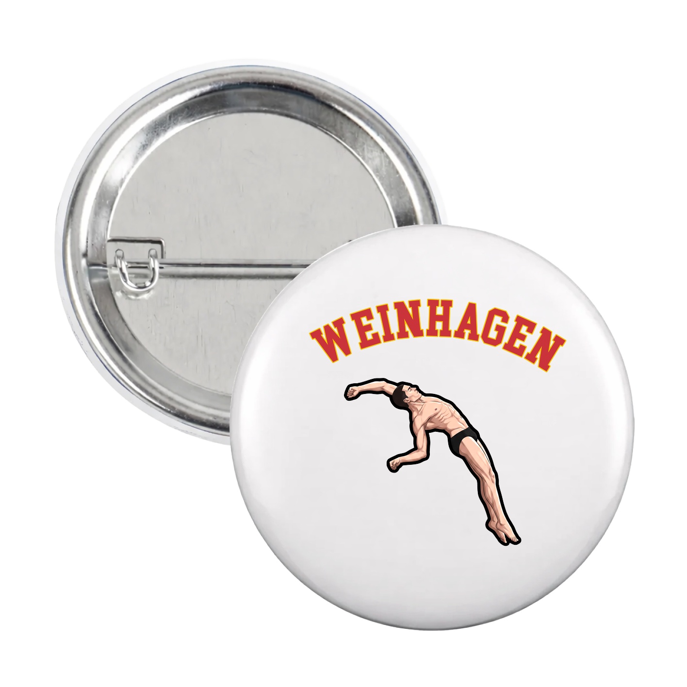 Game Day Button — Shirsey Arch in White