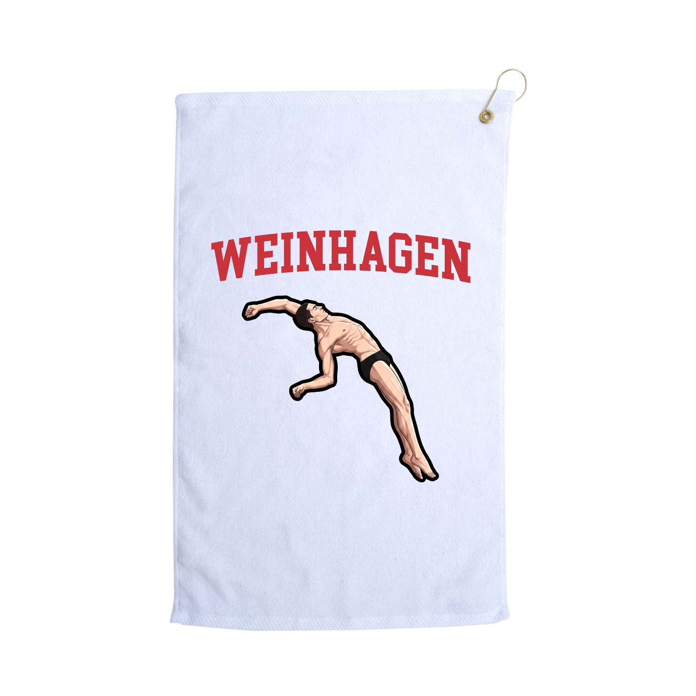 Golf Towel — Shirsey in White