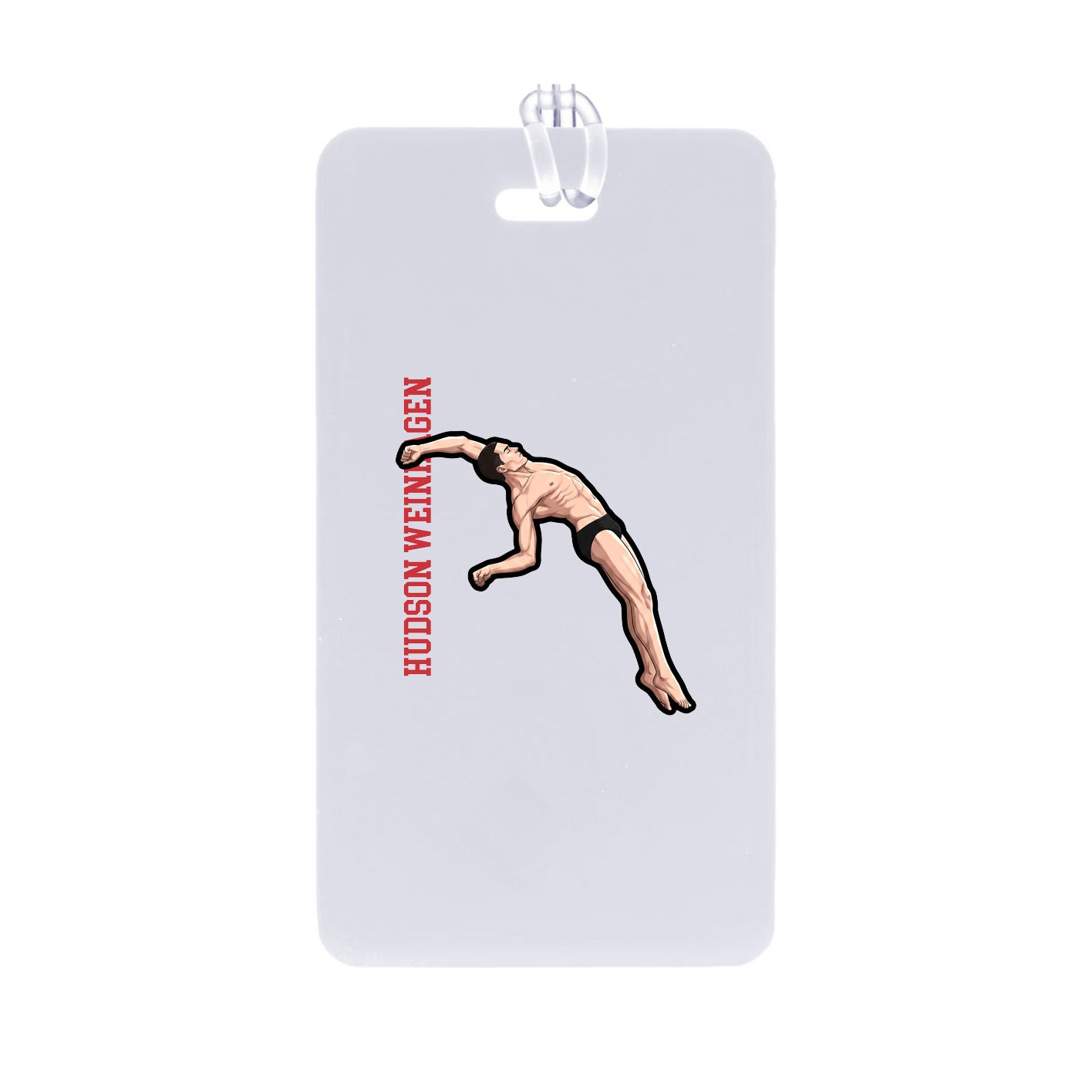 Bag Tag — Name Vertical in Classic