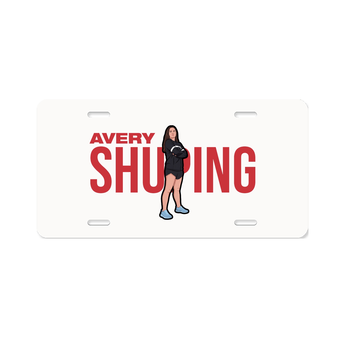 License Plate — Player Name in Classic