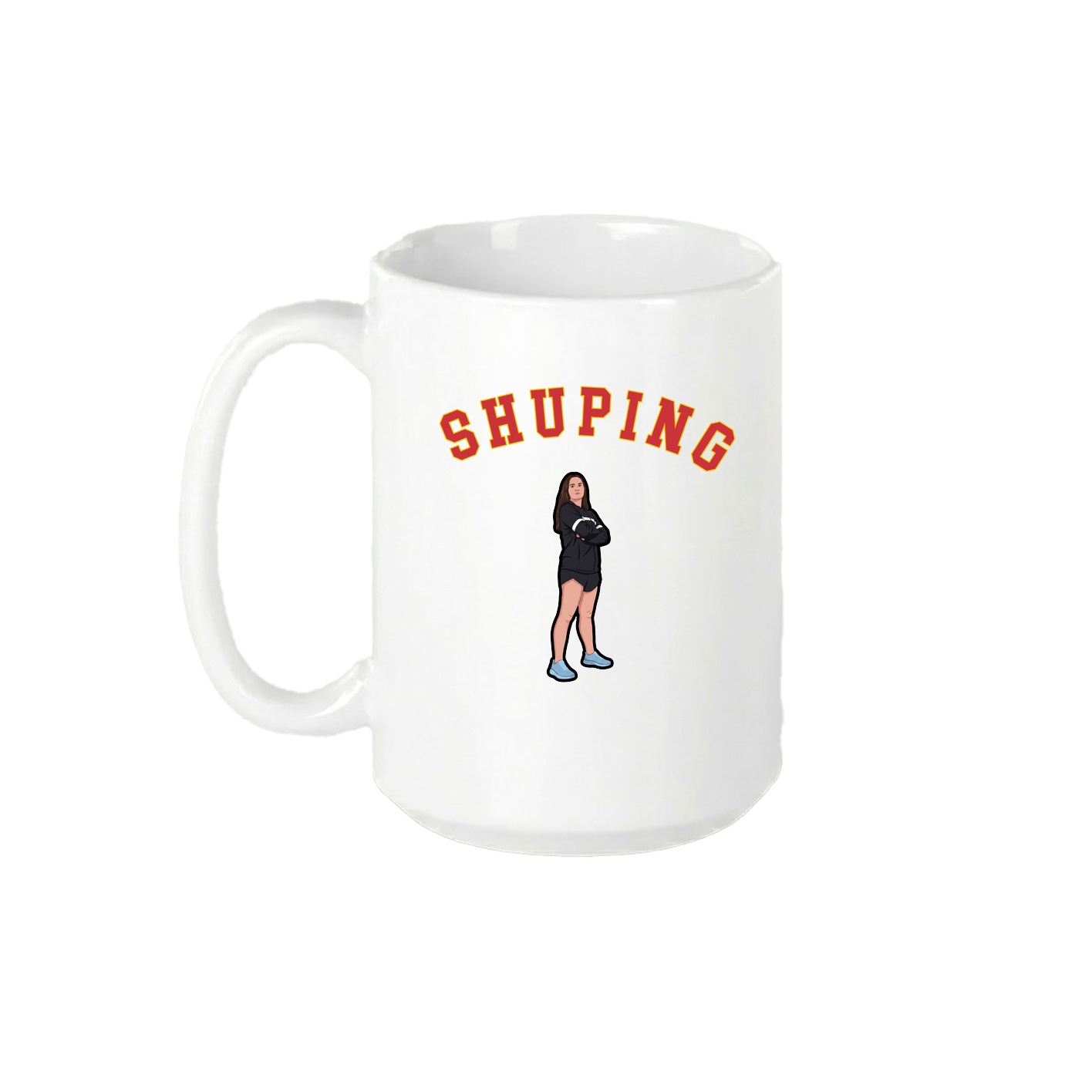 15oz Coffee Mug — Shirsey Arch in White