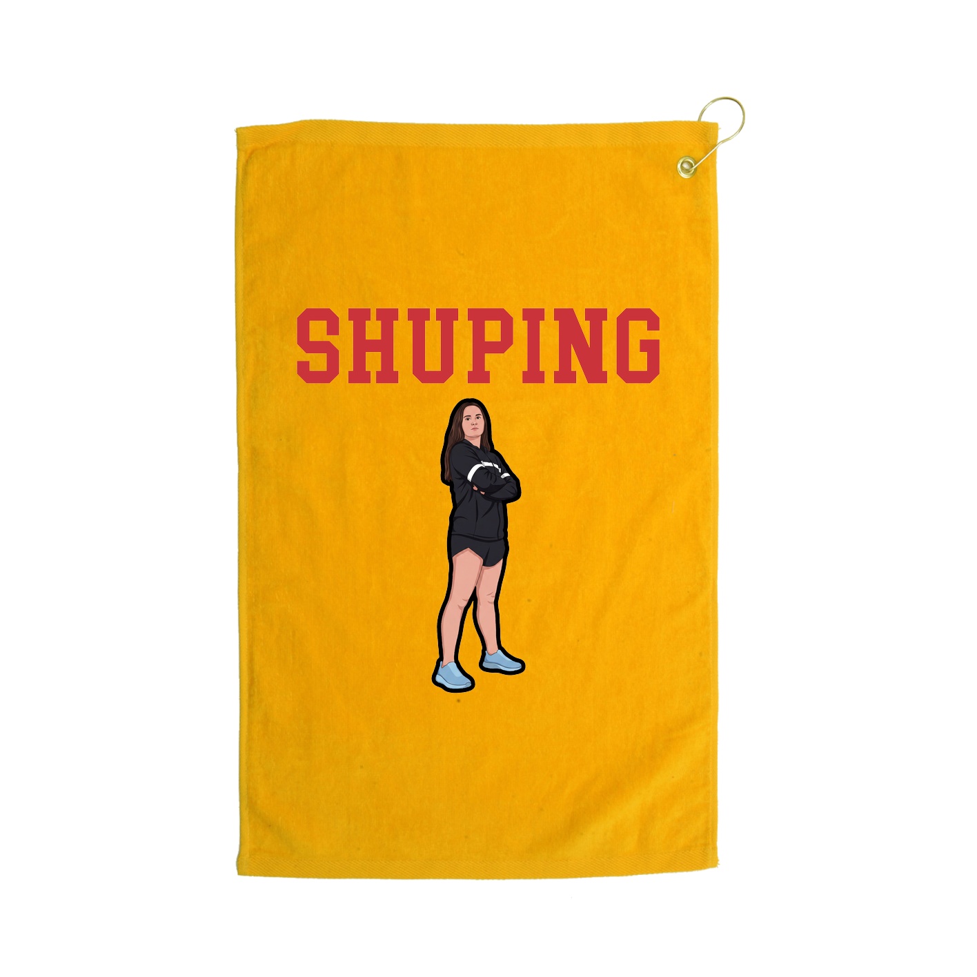 Golf Towel — Shirsey in Gold