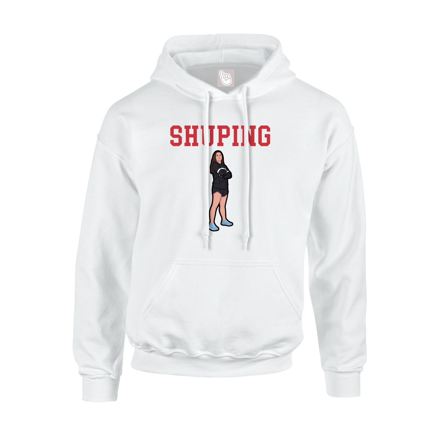 Youth Hoodie — Shirsey in White