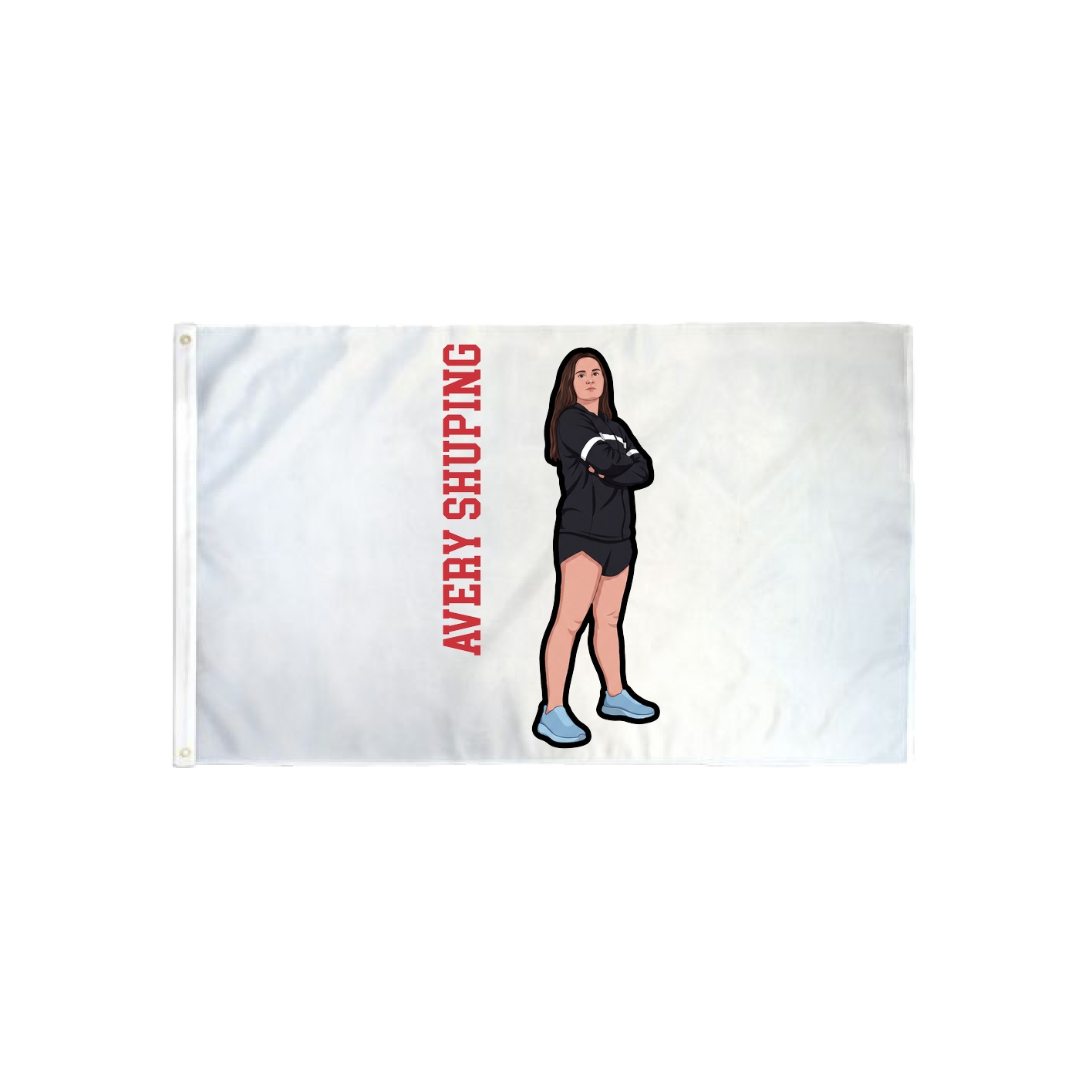 3x5 Flag — Name Vertical in Classic