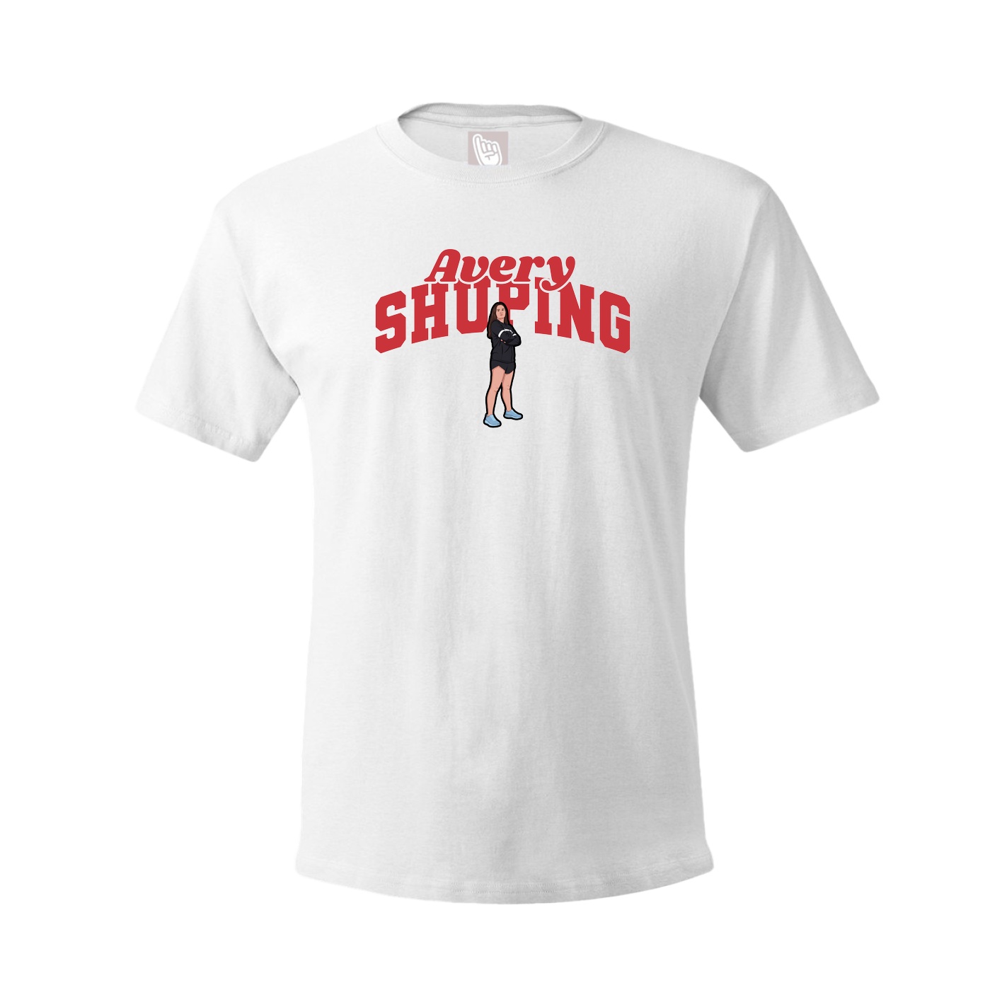 Youth Tee — Signature Arch in White