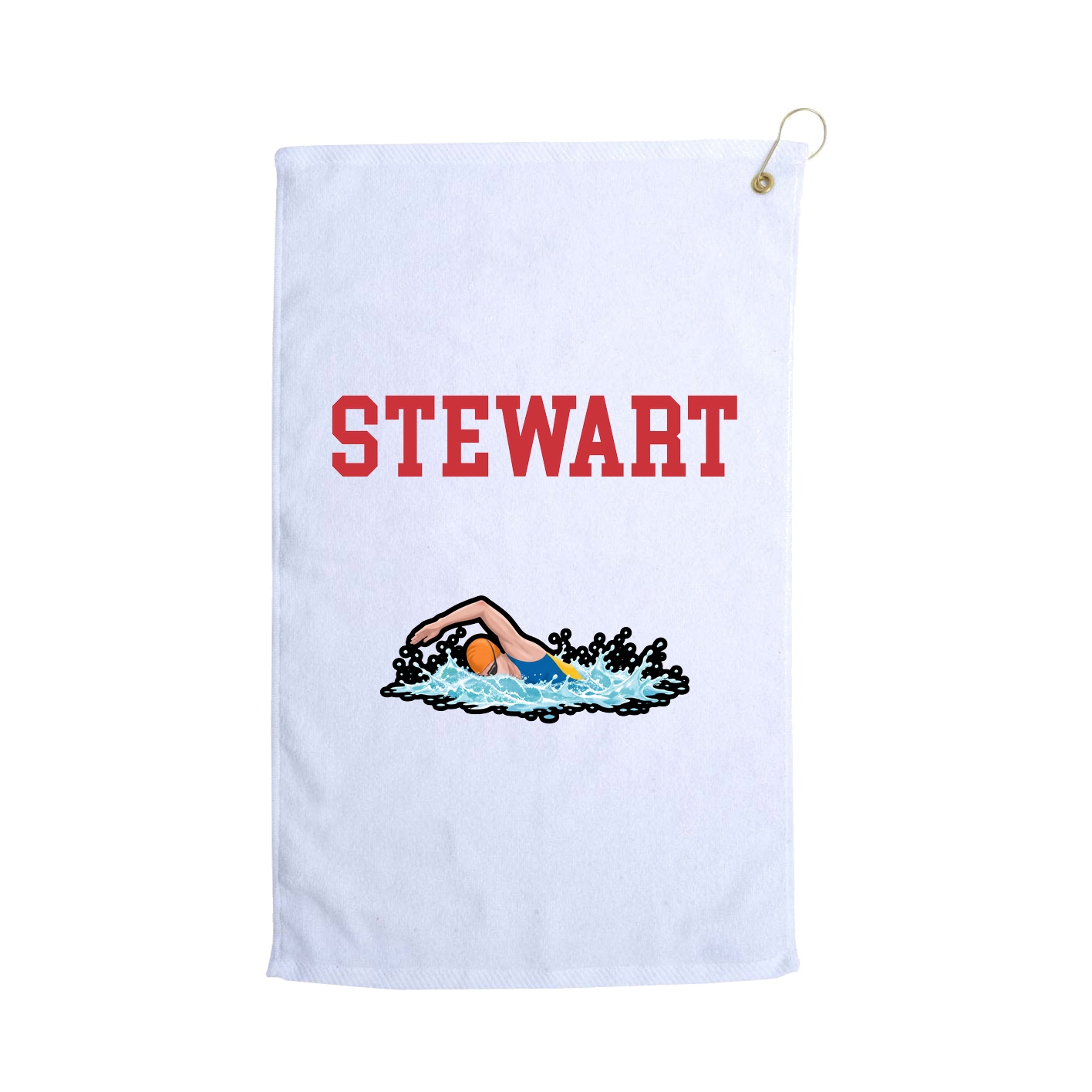 Golf Towel — Shirsey in White