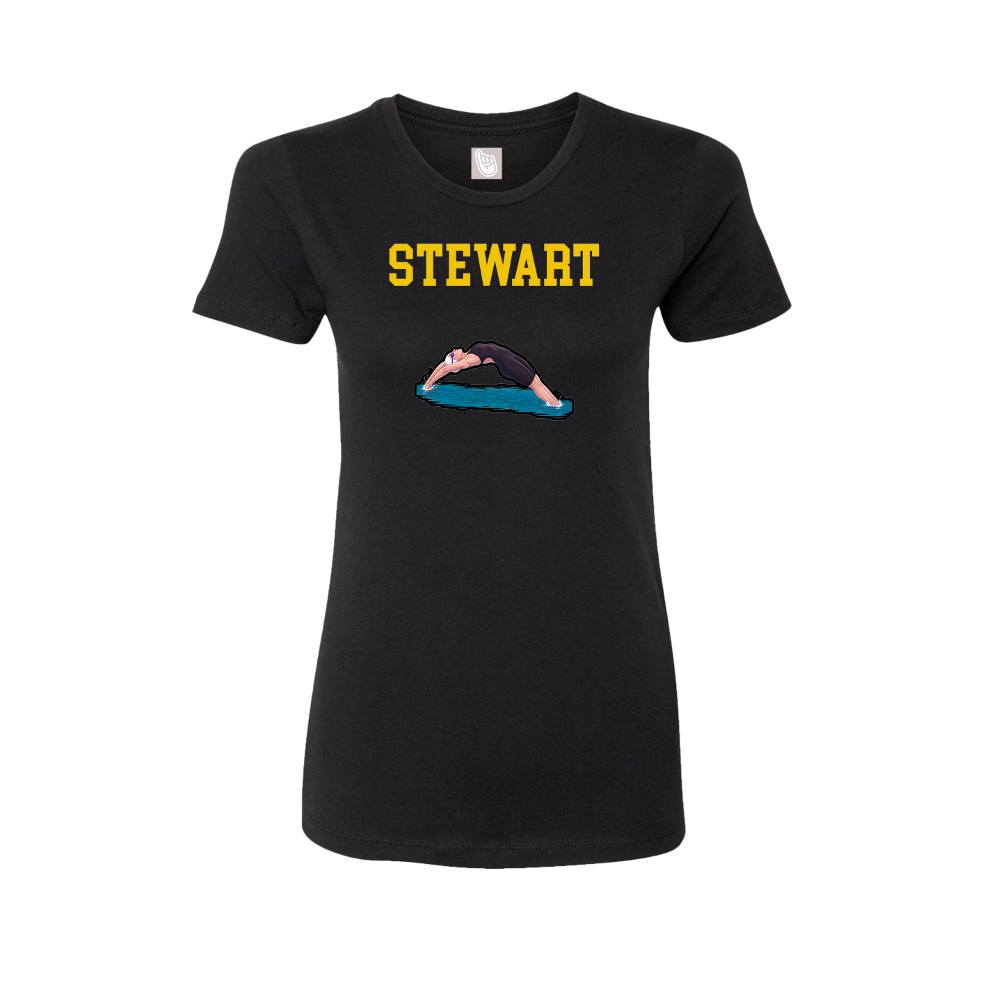 Fitted Women's Tee — Shirsey in Black