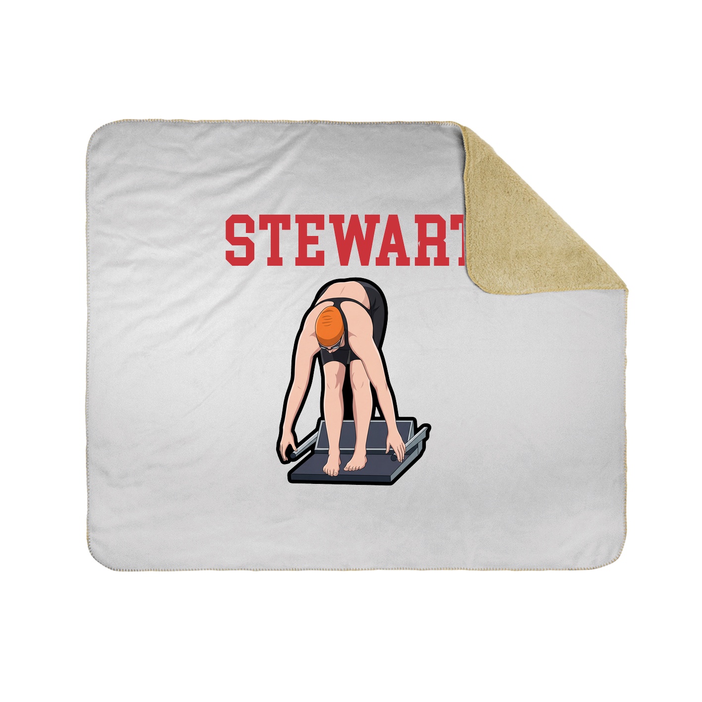 Throw Blanket — Shirsey in White
