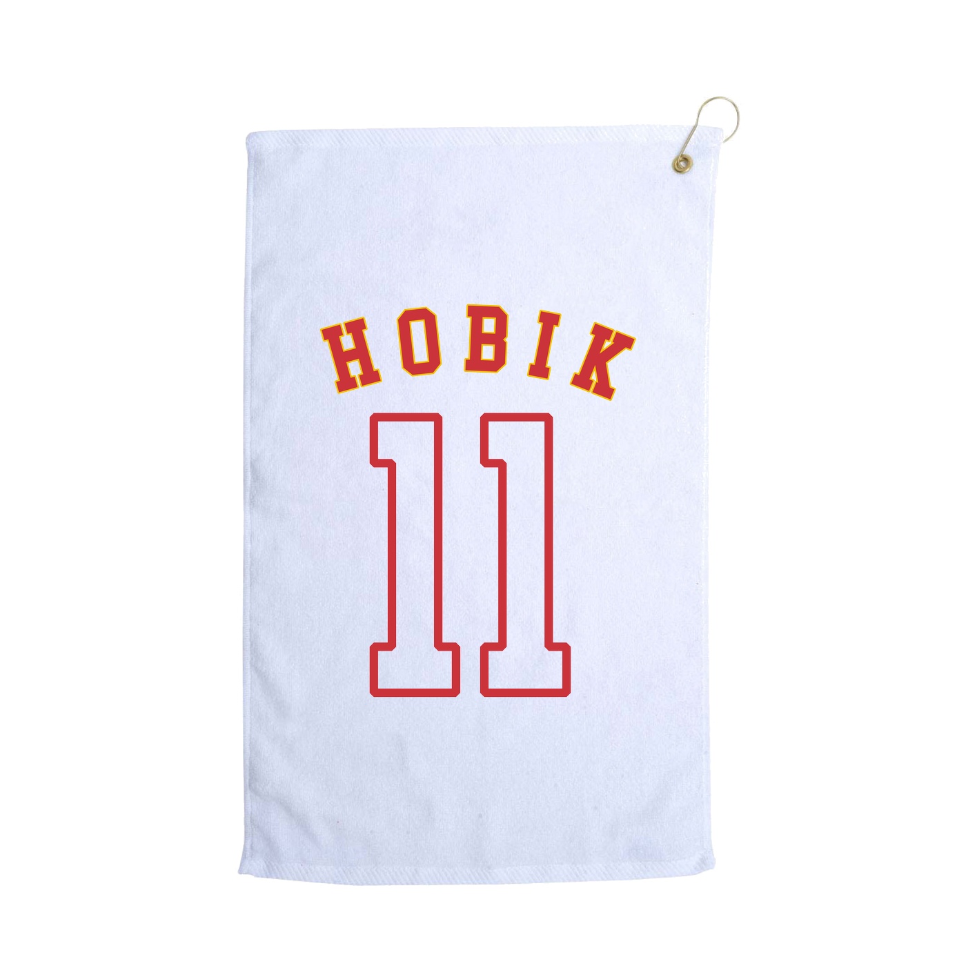 Golf Towel — Shirsey Arch in White