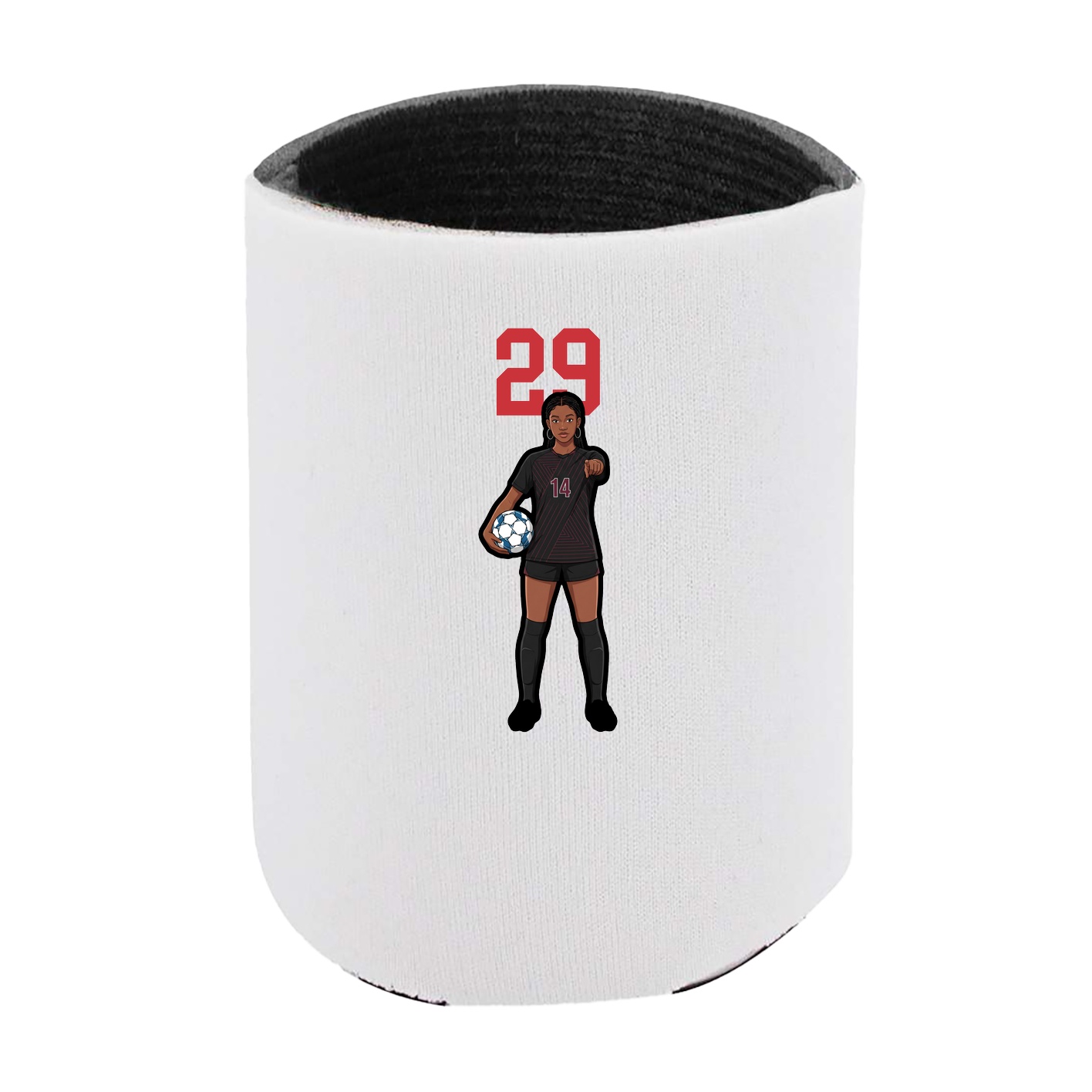 Can Holder — Number Top in White