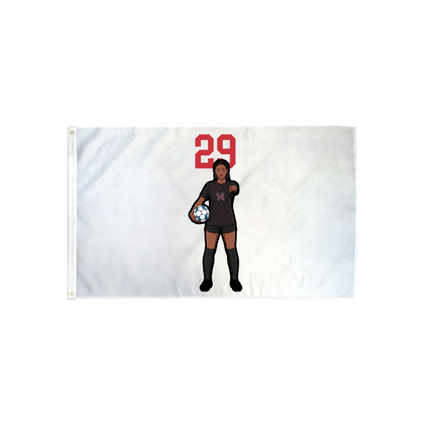 3x5 Flag — Number Top in Classic