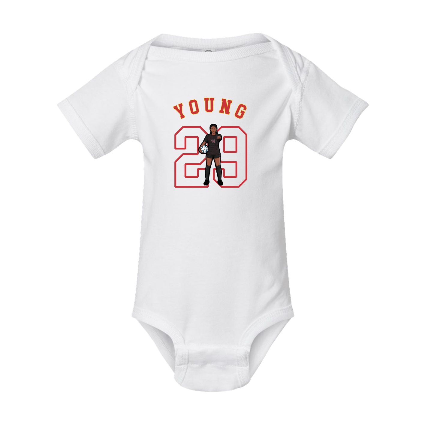 Baby Onesie — Shirsey Arch in White