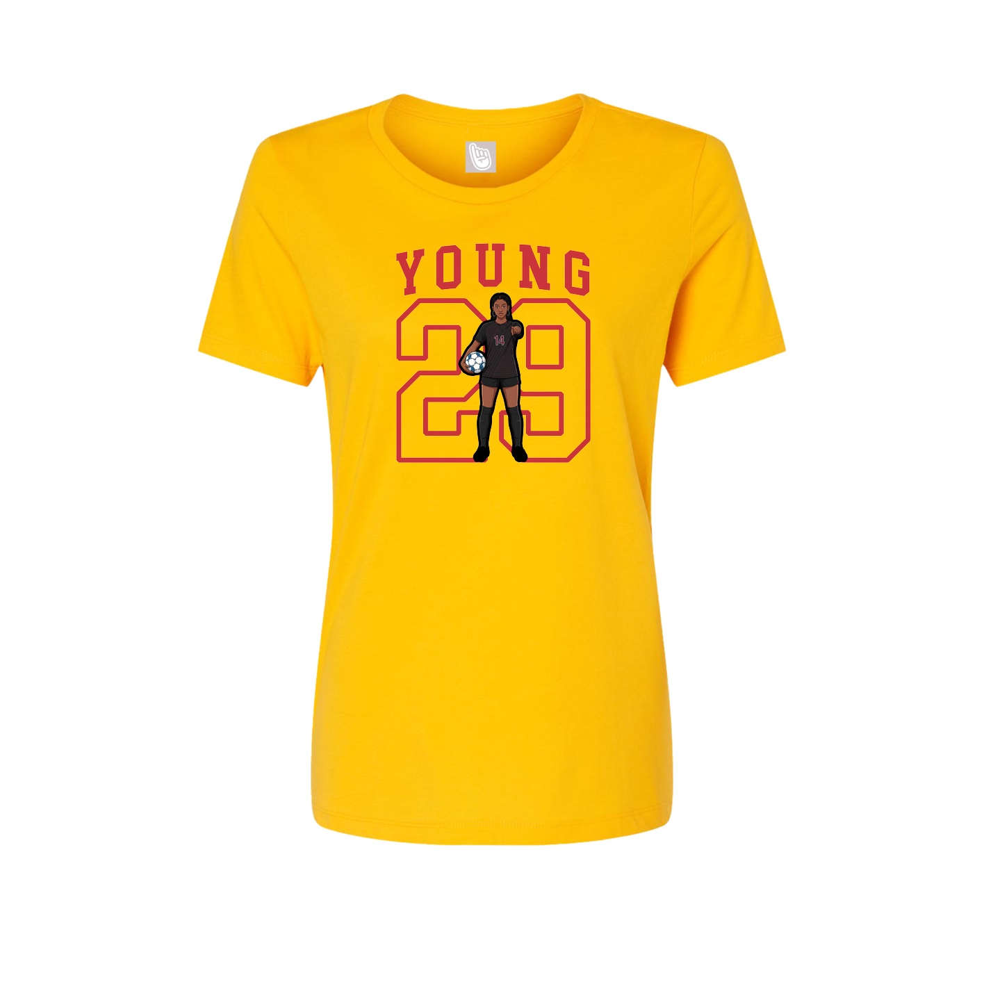 Womens Tee — Shirsey in Gold